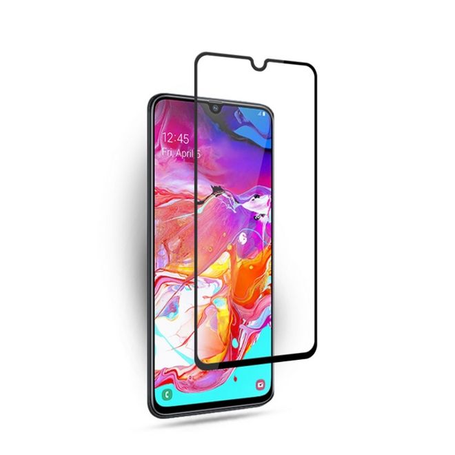 Samsung Galaxy A70 Panzerglas 3D Full Screen - Full Glue Displayschutz (0.33 mm) - schwarz