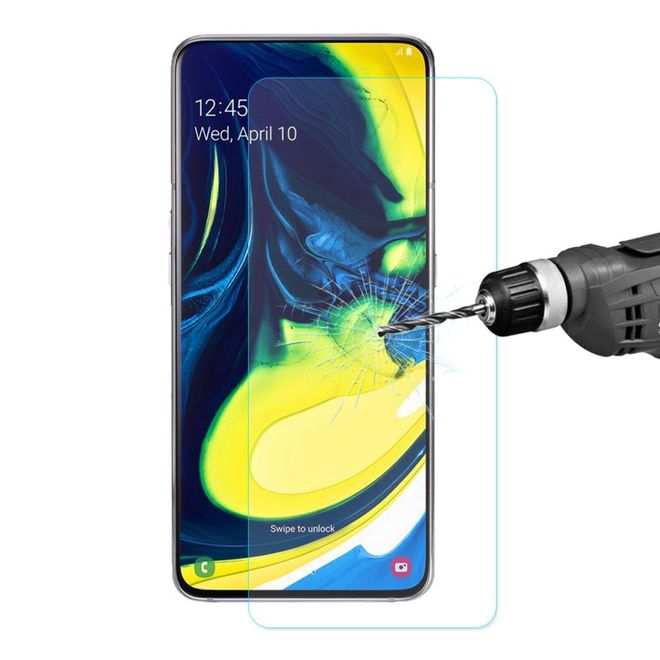 Enkay - Samsung Galaxy A80 Schutzglas Displayschutz - Panzer Glas - 9H 2.5D - transparent