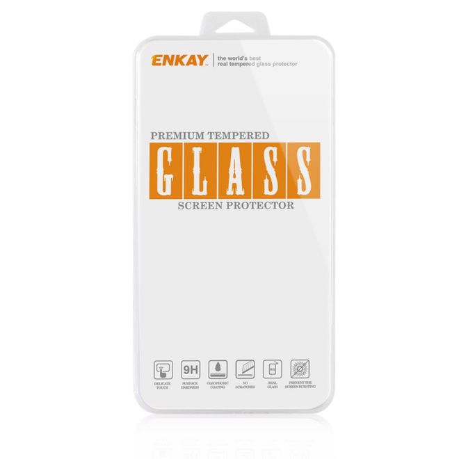 Enkay - Samsung Galaxy A80 Schutzglas Displayschutz - Panzer Glas - 9H 2.5D - transparent
