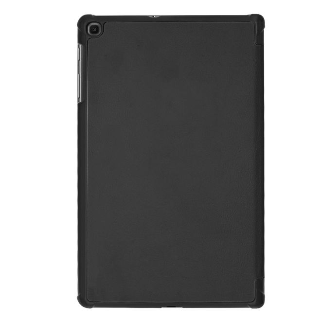 Samsung Galaxy Tab A 10.1 (2019) Hülle - Dreifach faltbares Leder Case - schwarz