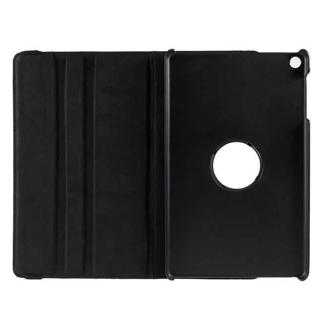 Samsung Galaxy Tab A 10.1 (2019) Hülle - 360° rotierbares Case aus Leder - schwarz