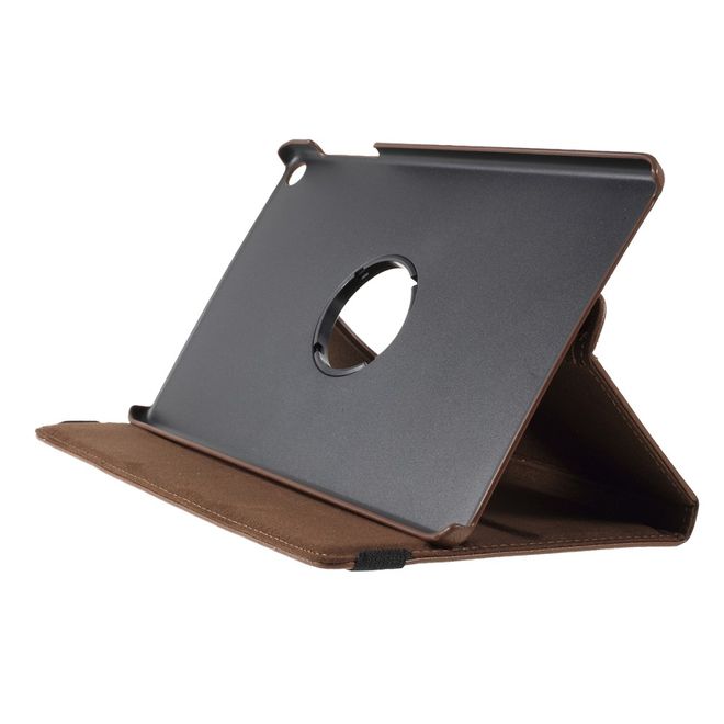 Samsung Galaxy Tab A 10.1 (2019) Hülle - 360° rotierbares Case aus Leder - braun