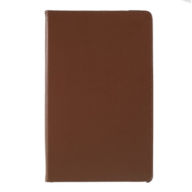 Samsung Galaxy Tab A 10.1 (2019) Hülle - 360° rotierbares Case aus Leder - braun
