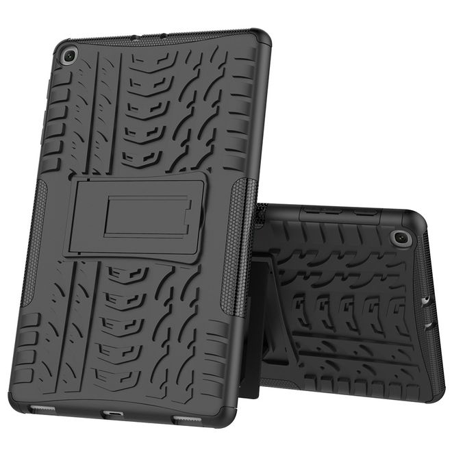 Samsung Galaxy Tab A 10.1 (2019) Hülle - Robustes Plastik Hardcase - schwarz