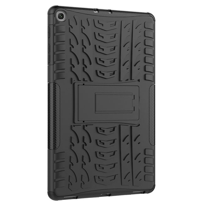 Samsung Galaxy Tab A 10.1 (2019) Hülle - Robustes Plastik Hardcase - schwarz