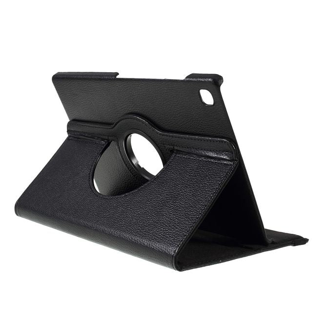 Samsung Galaxy Tab S5e Hülle - 360° rotierbares Case aus Leder - schwarz