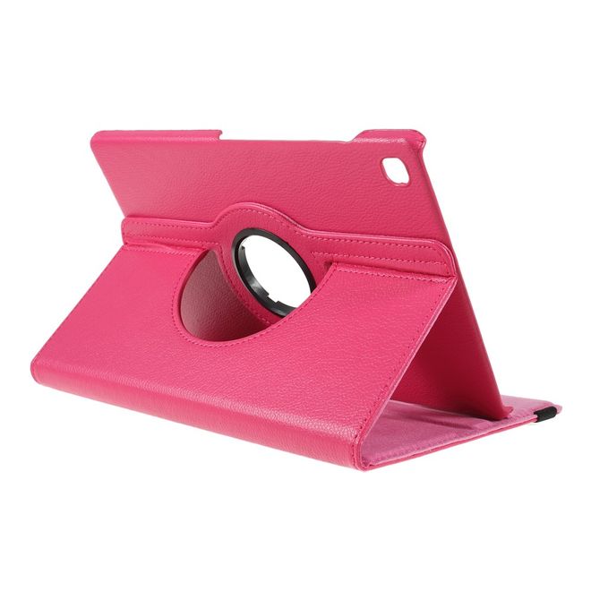 Samsung Galaxy Tab S5e Hülle - 360° rotierbares Case aus Leder - rosa