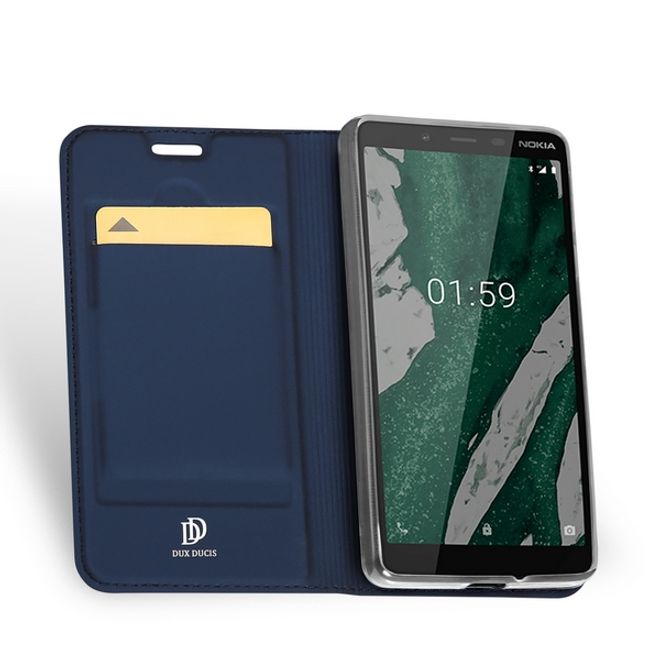 Dux Ducis - Nokia 1 Plus Hülle - Handy Bookcover - Skin Pro Series - blau