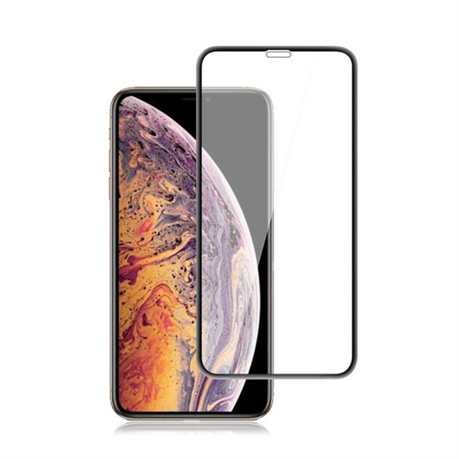 iPhone 11 Pro / XS / X Panzerglas 3D Full Screen - Full Glue Displayschutz (0.33 mm) - schwarz