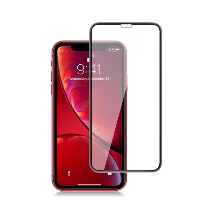 iPhone 11 / XR Panzerglas 3D Full Screen - Full Glue Displayschutz (0.33 mm) - schwarz