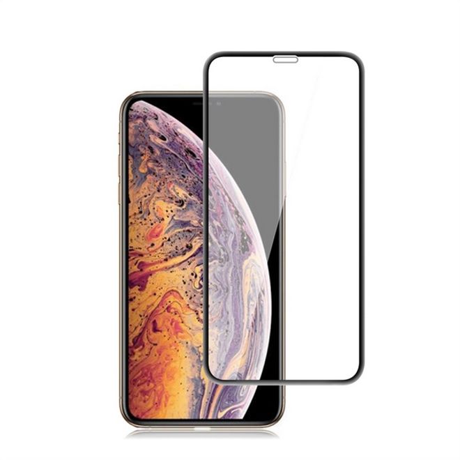 iPhone 11 Pro Max / XS Max Panzerglas 3D Full Screen - Full Glue Displayschutz (0.33 mm) - schwarz