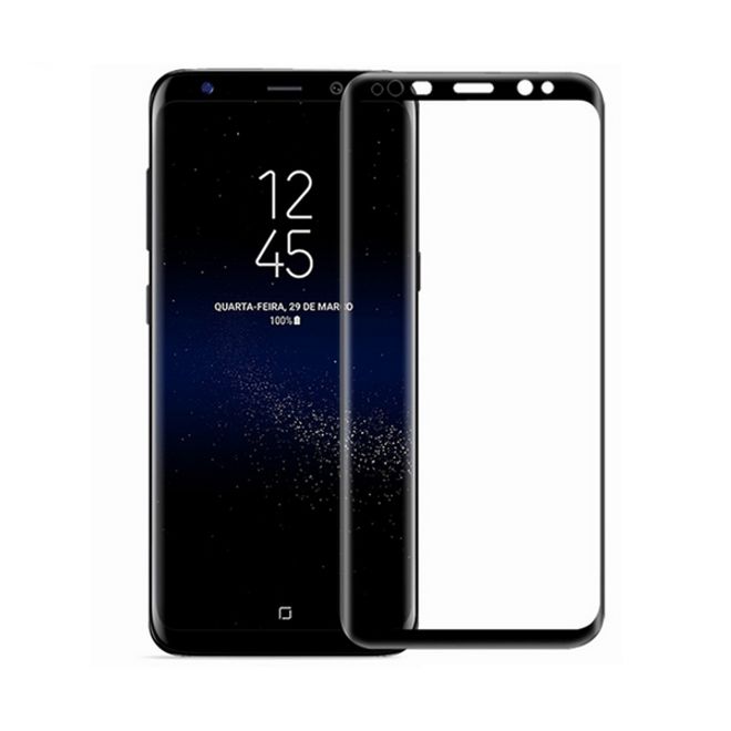 Samsung Galaxy S8 Plus Panzerglas 3D Full Screen - Full Glue Displayschutz (0.33 mm) - schwarz