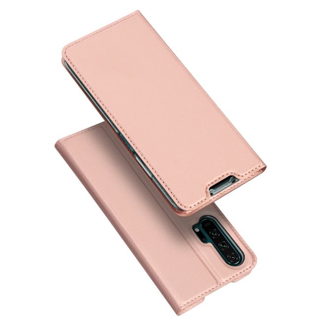 Dux Ducis - Huawei Honor 20 Pro Hülle - Handy Bookcover - Skin Pro Series - rosegold