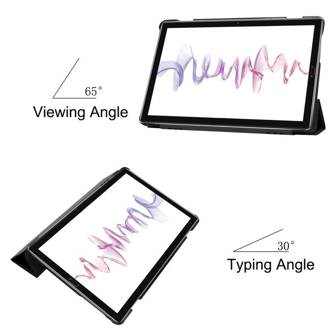 Enkay - Huawei MediaPad M6 10.8 Hülle - Smart Case - dreifach faltbar - schwarz