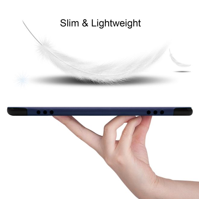 Enkay - Huawei MediaPad M6 10.8 Hülle - Smart Case - dreifach faltbar - dunkelblau
