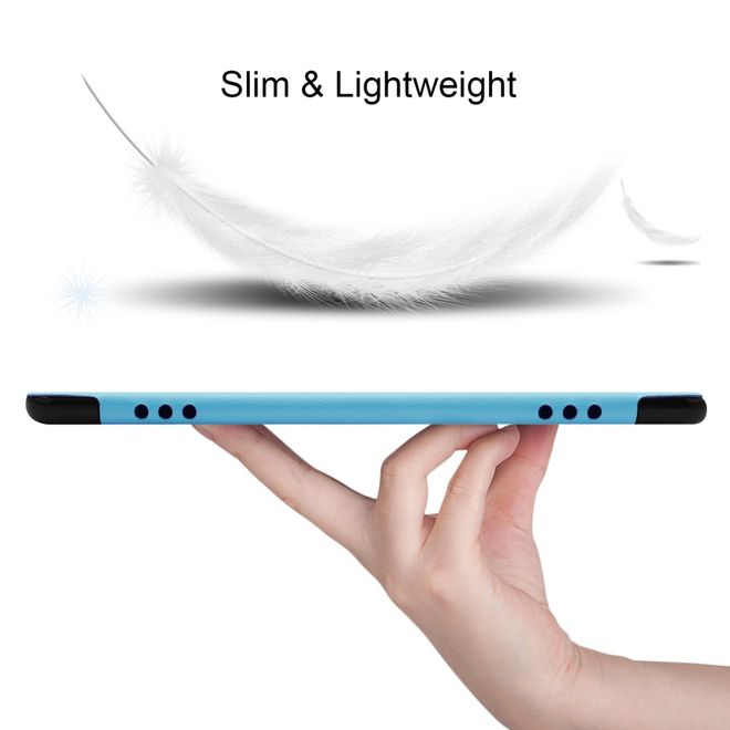 Enkay - Huawei MediaPad M6 10.8 Hülle - Smart Case - dreifach faltbar - hellblau