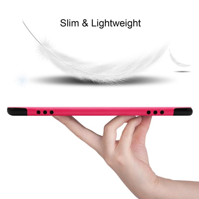 Enkay - Huawei MediaPad M6 10.8 Hülle - Smart Case - dreifach faltbar - rosa
