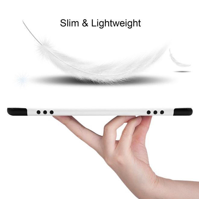 Enkay - Huawei MediaPad M6 10.8 Hülle - Smart Case - dreifach faltbar - weiss