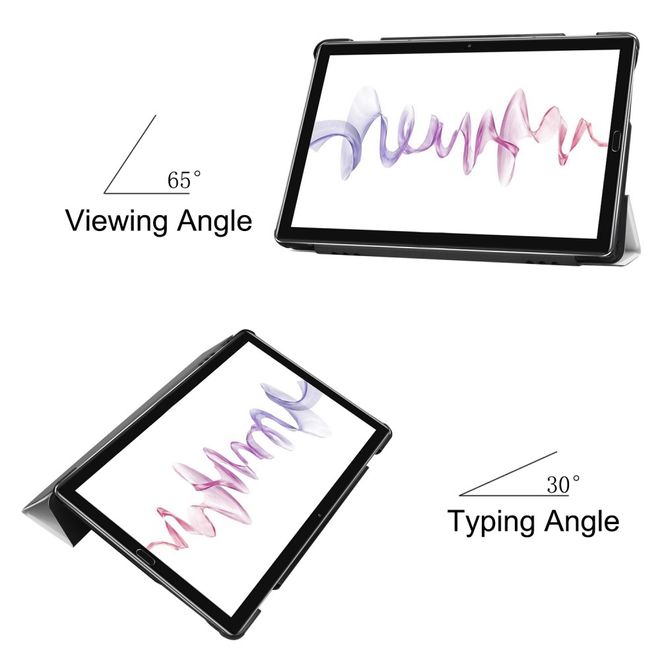 Enkay - Huawei MediaPad M6 10.8 Hülle - Smart Case - dreifach faltbar - weiss