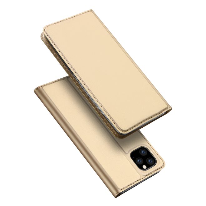 Dux Ducis - iPhone 11 Pro Max Hülle - Handy Bookcover - Skin Pro Series - gold