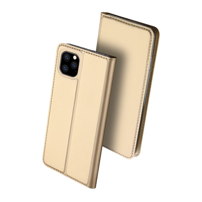 Dux Ducis - iPhone 11 Pro Max Hülle - Handy Bookcover - Skin Pro Series - gold