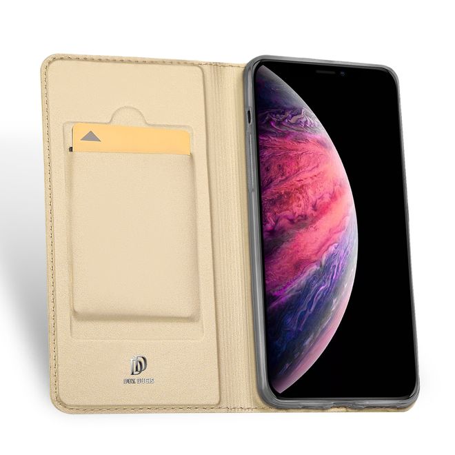 Dux Ducis - iPhone 11 Pro Max Hülle - Handy Bookcover - Skin Pro Series - gold