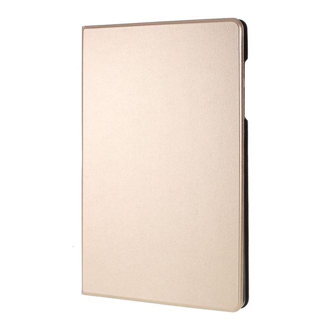 Samsung Galaxy Tab S6 Tablet Hülle - Leder Case - mit Standfunktion - gold