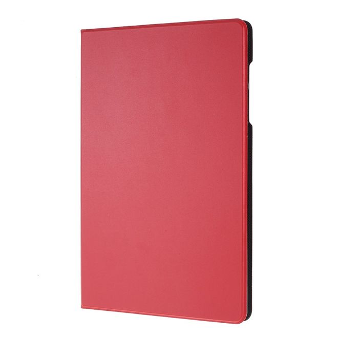 Samsung Galaxy Tab S6 Tablet Hülle - Leder Case - mit Standfunktion - rot