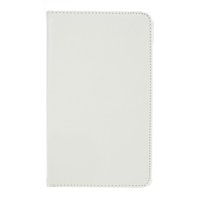 Samsung Galaxy Tab A 8.0 (2019) Hülle - 360° rotierbares Case aus Leder - weiss