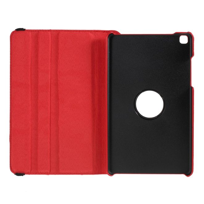 Samsung Galaxy Tab A 8.0 (2019) Hülle - 360° rotierbares Case aus Leder - rot