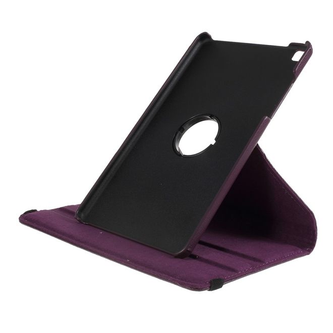 Samsung Galaxy Tab A 8.0 (2019) Hülle - 360° rotierbares Case aus Leder - purpur