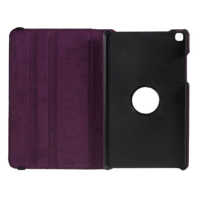 Samsung Galaxy Tab A 8.0 (2019) Hülle - 360° rotierbares Case aus Leder - purpur