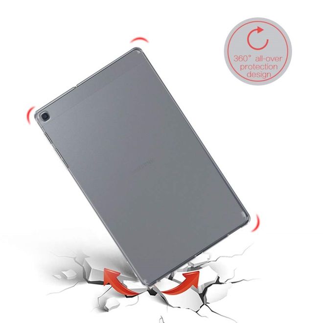 Samsung Galaxy Tab A 8.0 (2019) Tablet Hülle - TPU Softcase - matt - transparent