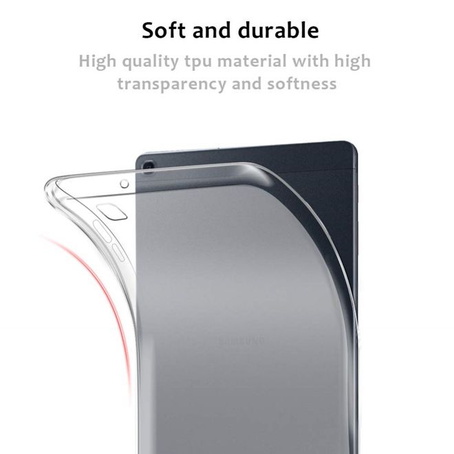 Samsung Galaxy Tab A 8.0 (2019) Tablet Hülle - TPU Softcase - matt - transparent