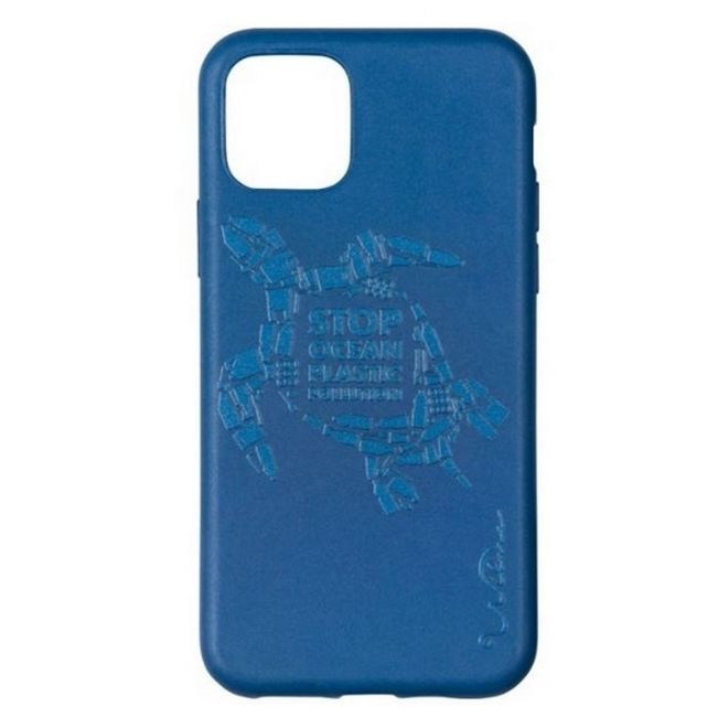 Wilma - iPhone 11 Pro Hülle - biologisch abbaubar - Stop Plastic Matt Turtle - blau