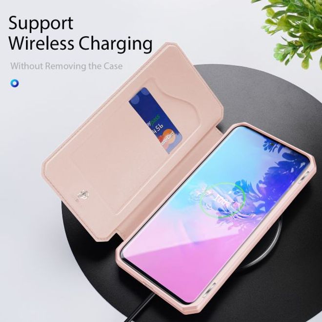 Dux Ducis - Samsung Galaxy S20 Ultra Hülle - Robustes Handy Bookcover - Skin X Series - pink