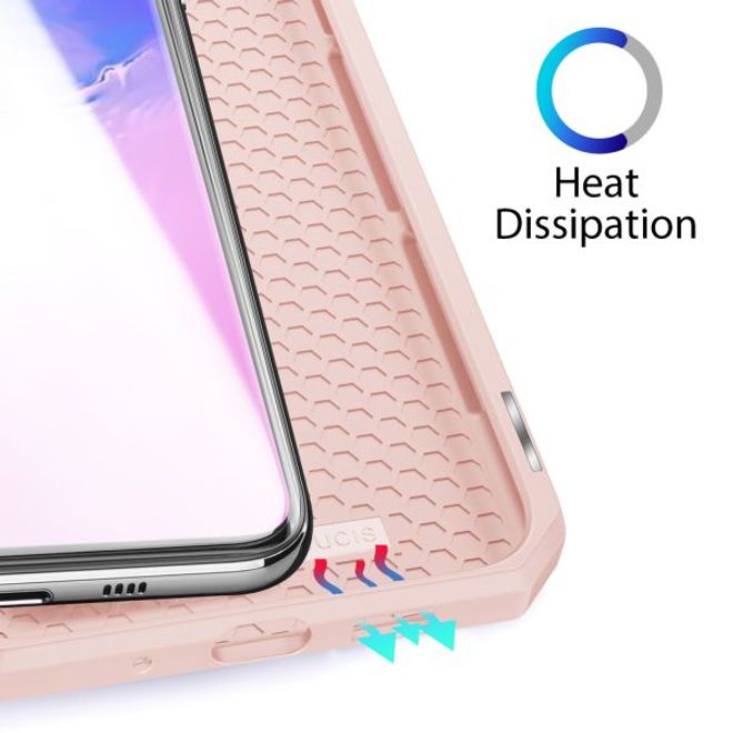 Dux Ducis - Samsung Galaxy S20 Ultra Hülle - Robustes Handy Bookcover - Skin X Series - pink