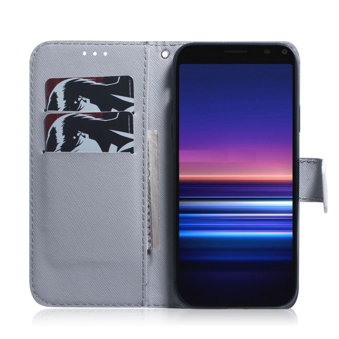 Sony Xperia 8 Handy Hülle - Leder Bookcover Image Series - Tiger