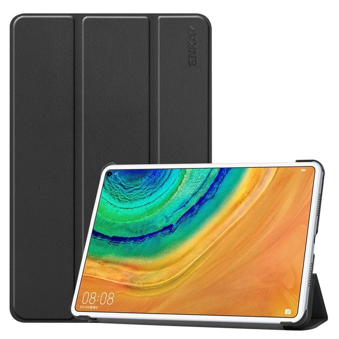 Enkay - Huawei MatePad Pro Hülle - Smart Case - dreifach faltbar - schwarz