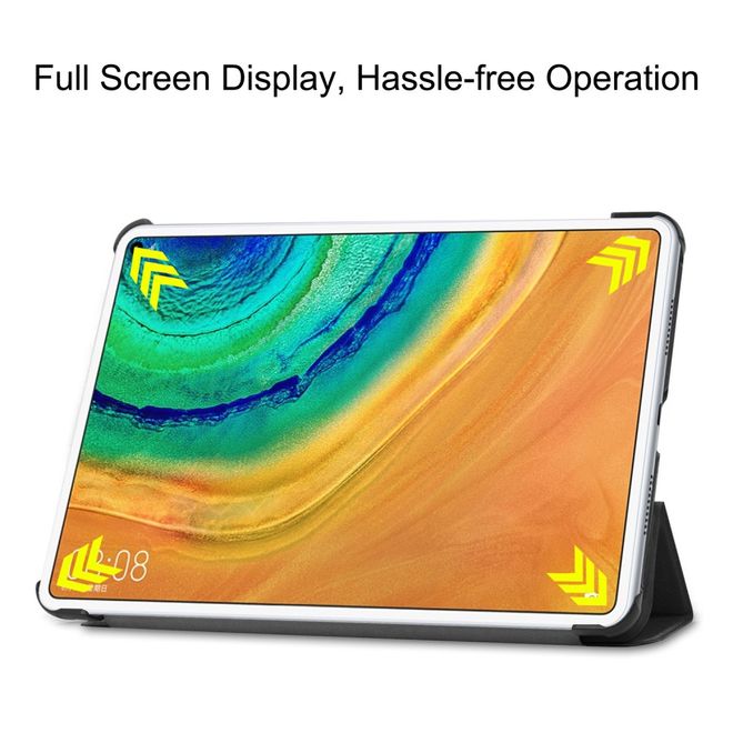 Enkay - Huawei MatePad Pro Hülle - Smart Case - dreifach faltbar - schwarz