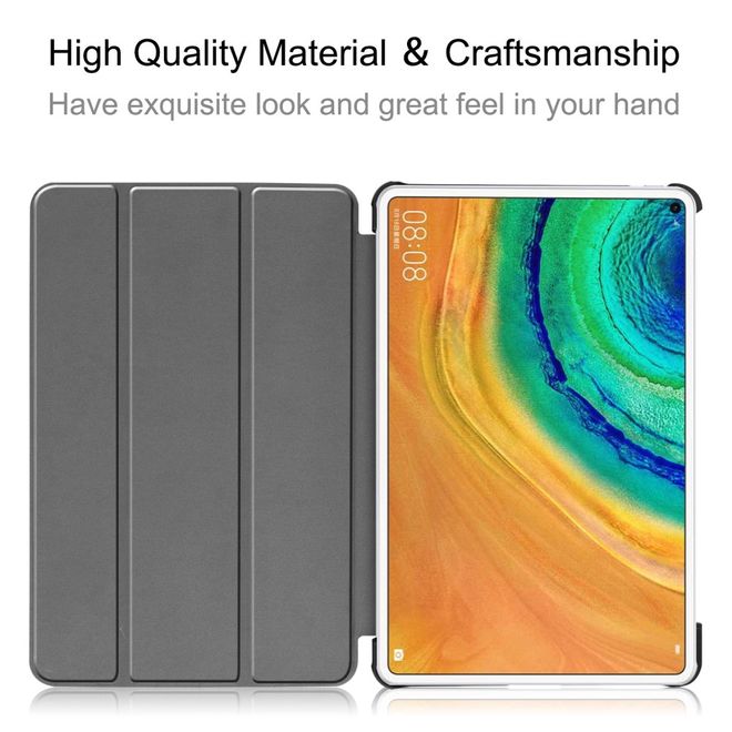 Enkay - Huawei MatePad Pro Hülle - Smart Case - dreifach faltbar - schwarz