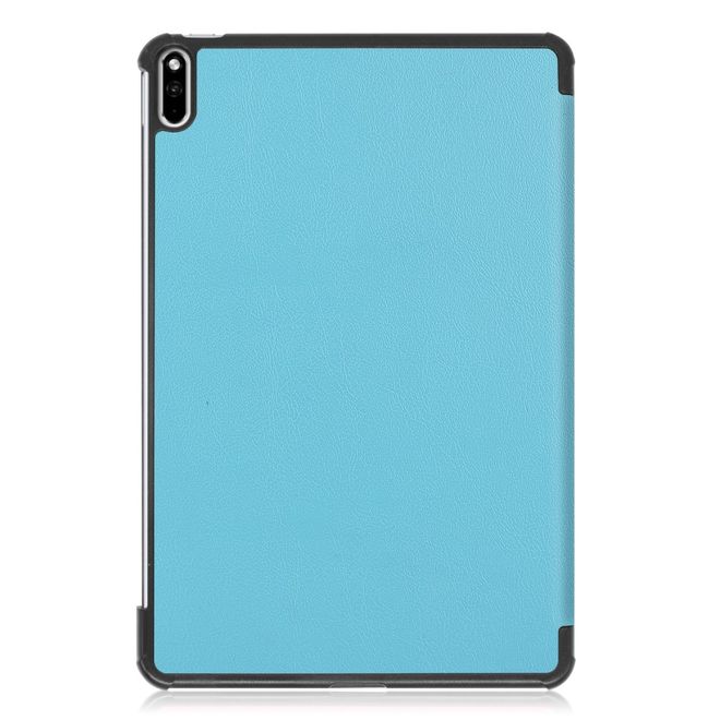 Enkay - Huawei MatePad Pro Hülle - Smart Case - dreifach faltbar - hellblau