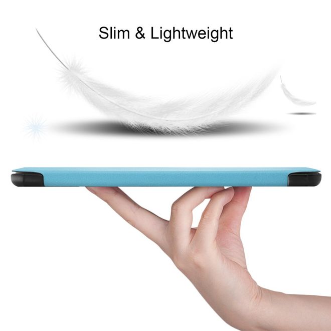 Enkay - Huawei MatePad Pro Hülle - Smart Case - dreifach faltbar - hellblau