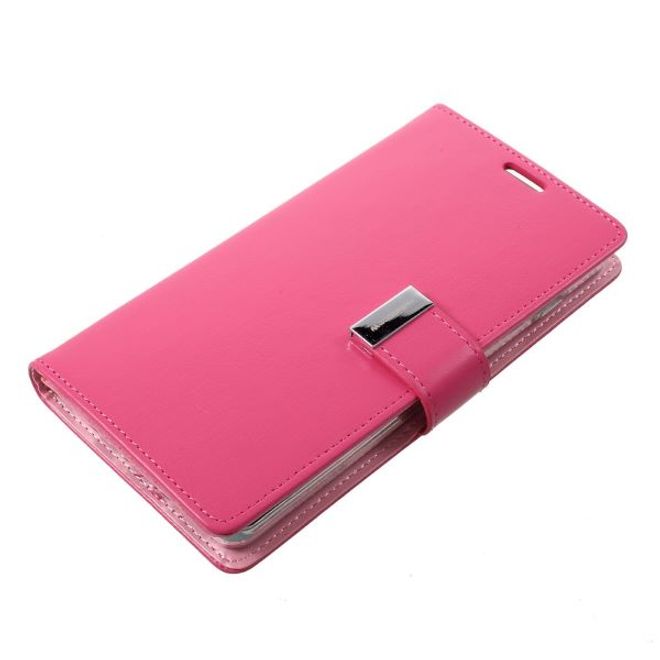 Goospery - Samsung Galaxy S20+ Hülle - Leder Bookcover - Rich Diary Series - pink/rosa