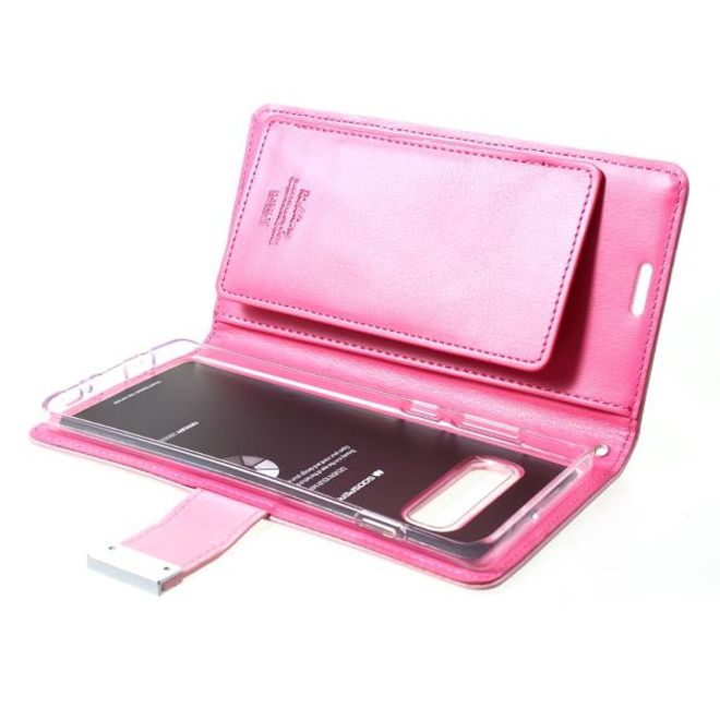 Goospery - Samsung Galaxy S20+ Hülle - Leder Bookcover - Rich Diary Series - rosa/pink