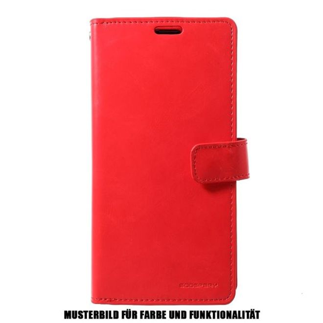 Goospery - Samsung Galaxy S20+ Hülle - Leder Bookcover - Mansoor Diary Series - rot