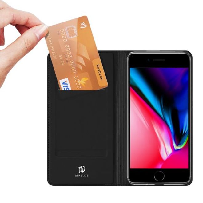 Dux Ducis - iPhone SE (2022) / SE (2020) / 8 / 7 Hülle - Handy Bookcover - Skin Pro Series - schwarz
