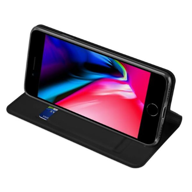 Dux Ducis - iPhone SE (2022) / SE (2020) / 8 / 7 Hülle - Handy Bookcover - Skin Pro Series - schwarz