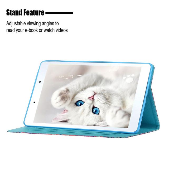 Samsung Galaxy Tab S6 Lite Tablet Hülle - Case aus Leder - Herzbaum