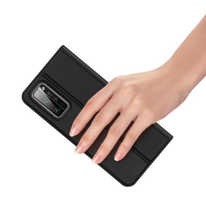 Dux Ducis - Huawei Honor 30 Pro / Honor 30 Pro Plus Hülle - Handy Bookcover - Skin Pro Series - schwarz
